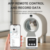 Wellfine低噪音Wifi远程应用程序控制大型电动自动智能开顶自洁猫厕所猫砂盆
