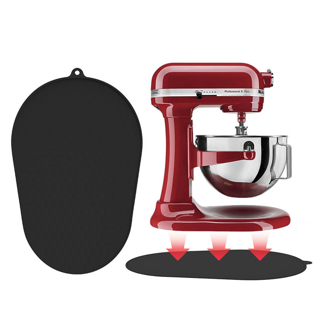 硅胶滑块垫 用于 KitchenAid 搅拌机的垫子和垫子 滑动托盘支架 搅拌器垫滑动